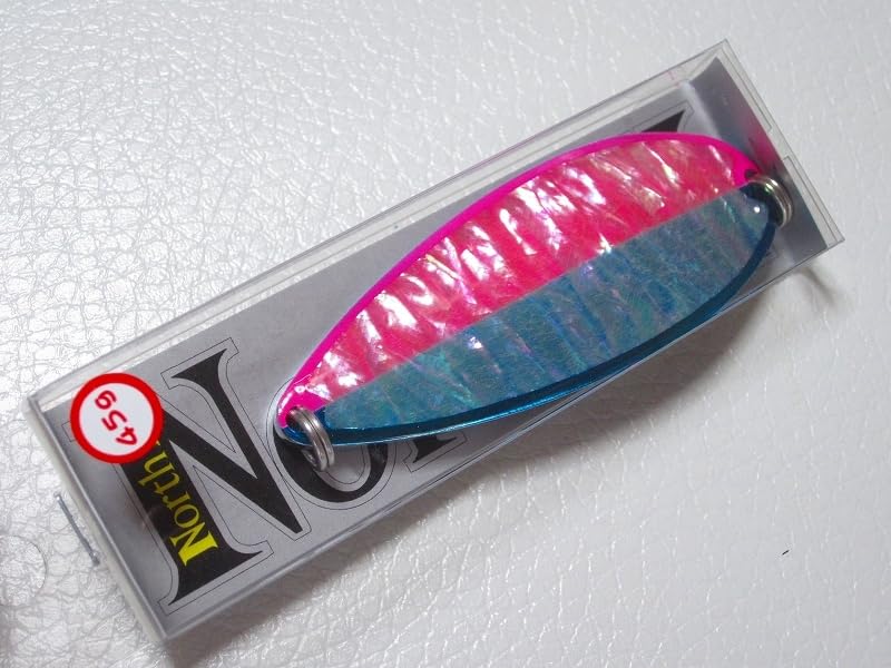 値下げ！ノースX 45g ブルーピンクカラーグローカラーアキアジ❹ ノースX 45g ブルーピンクカラーグローカラーアキアジ➃